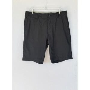 7Diamonds Performance Mens Hybrid Golf Shorts 34 Charcoal Stretch Trail Gorpcore
